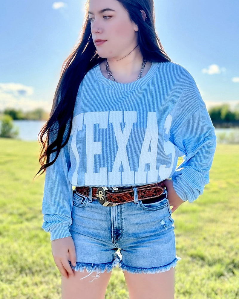 The Texas Graphic Sweatshirt (MULTIPLE COLORS) | gussieduponline