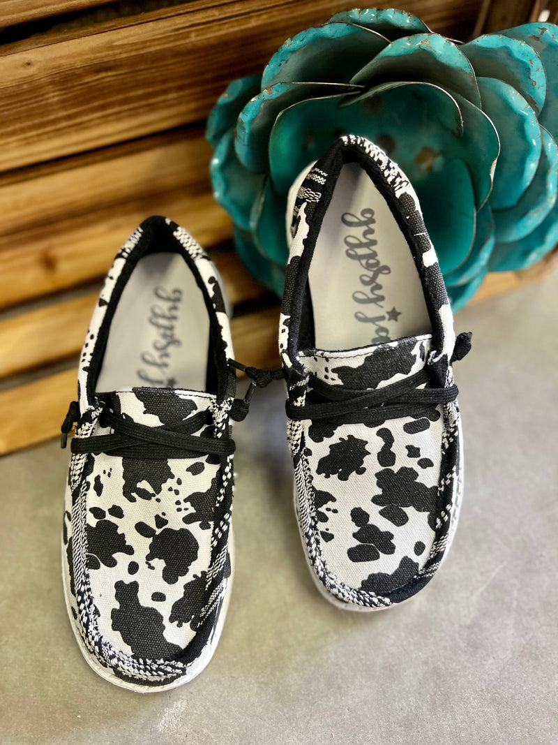 Cow in a Meadow Loafers | gussieduponline