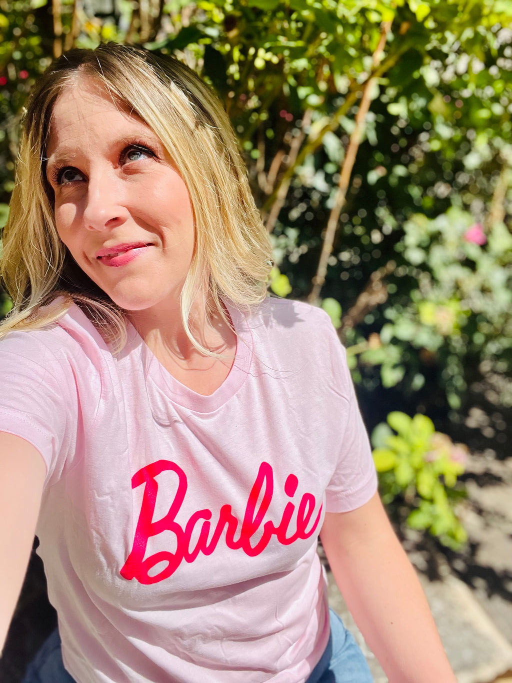 Pink Barbie Graphic Tee | gussieduponline