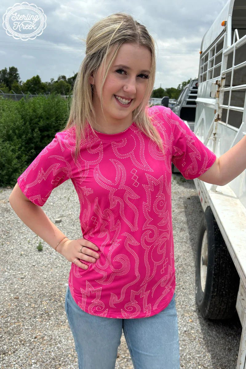 Sterling Kreek Watermelon Crawl Top | gussieduponline