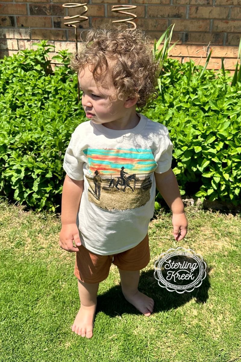 Kids In The Round Pen Tee | gussieduponline