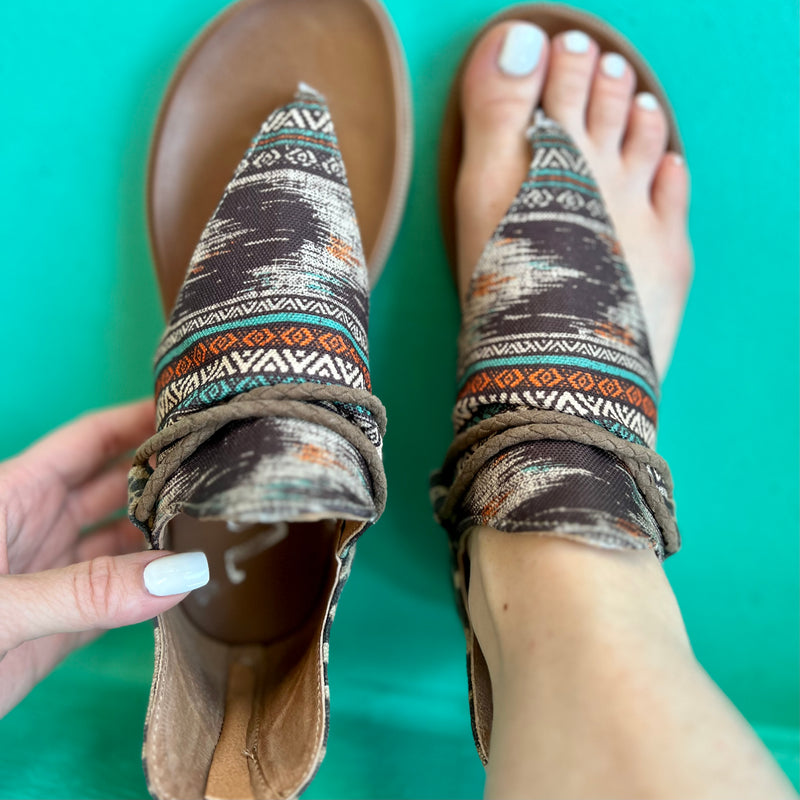 Wild About My Tribe Sandals* | gussieduponline