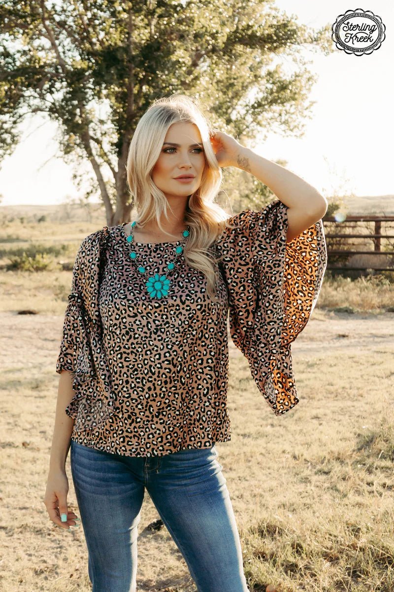 Into The Night Leopard Top | gussieduponline