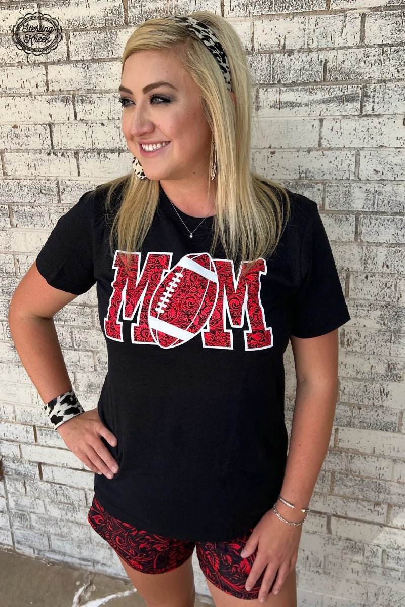 Football Mom Tee | gussieduponline