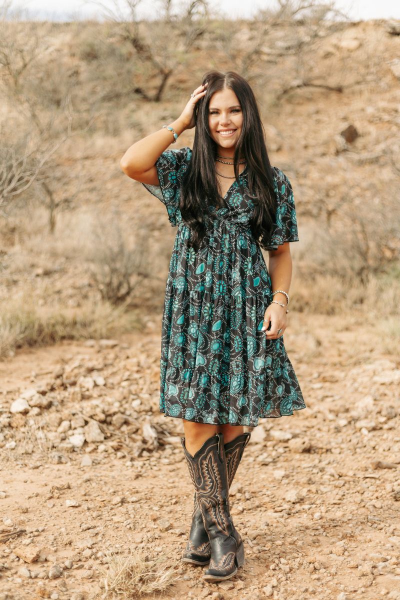 Sterling Kreek Navajo Country Dress | gussieduponline