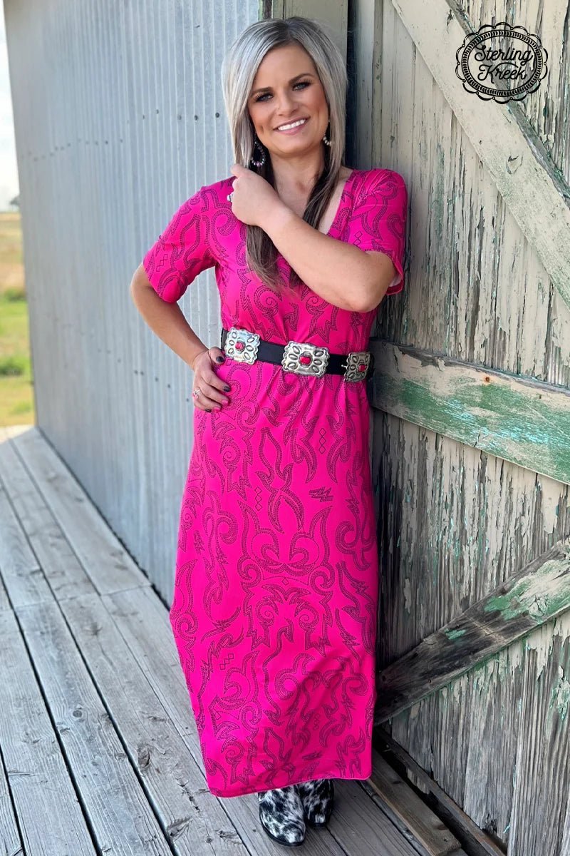 Sterling Kreek Cowgirls Like Us Maxi Dress | gussieduponline