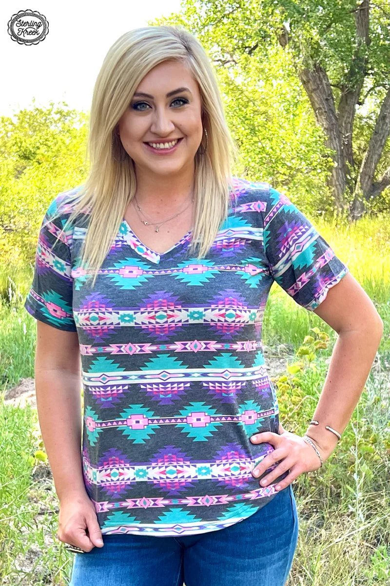 PLUS Aztec Horizon Top | gussieduponline