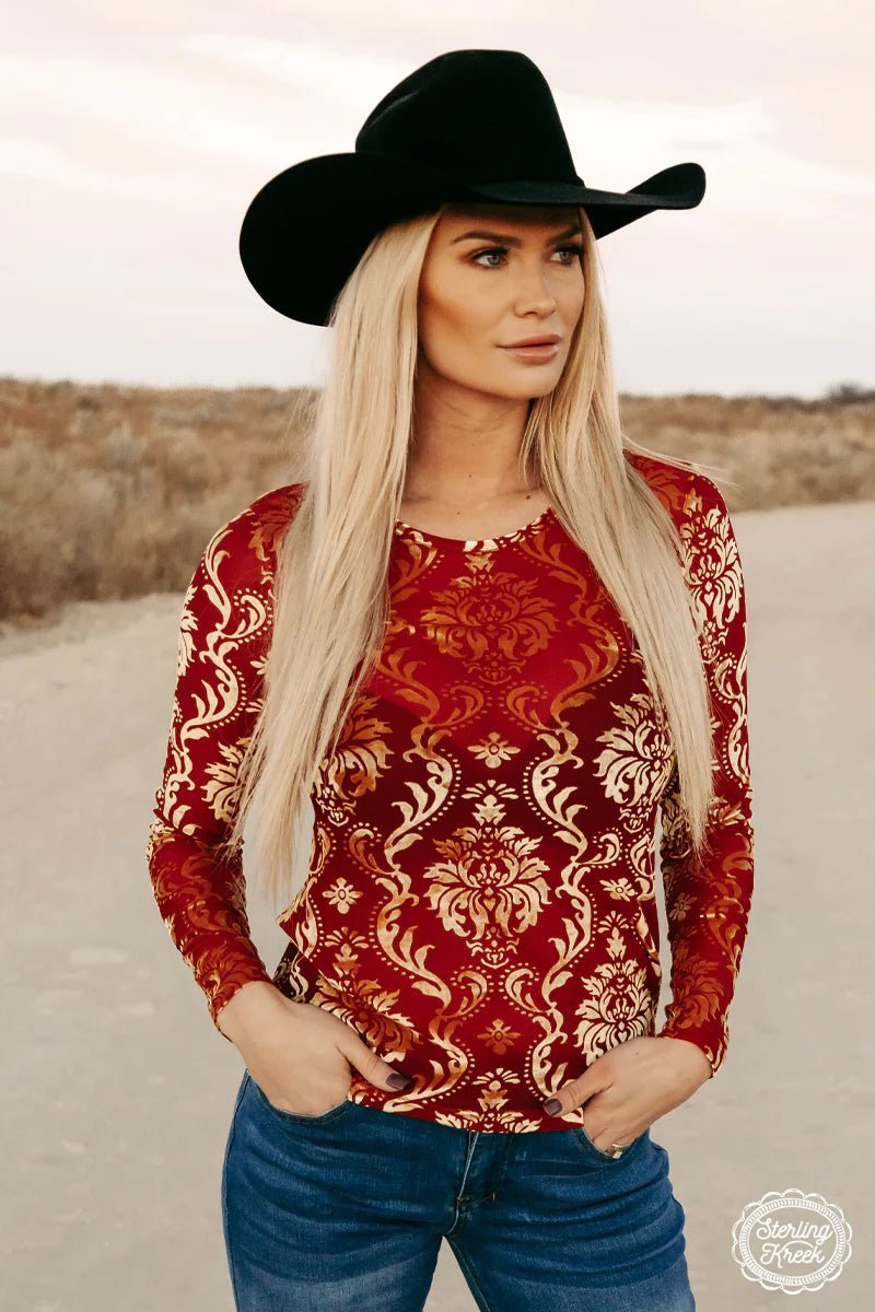 Red Rock Canyon Top | gussieduponline