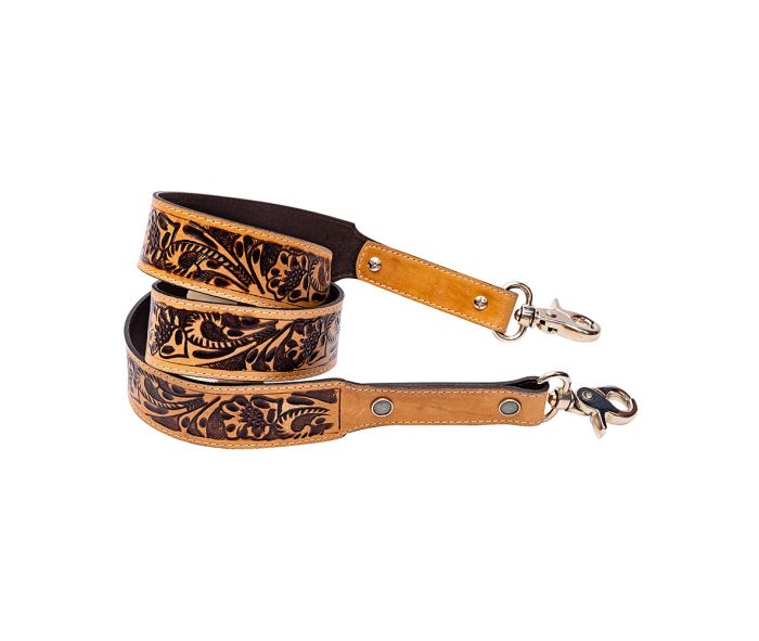 Westland Pass hand Tooled Leather Strap | gussieduponline