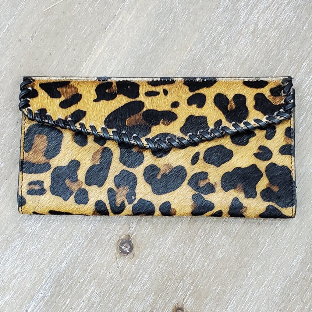 Amber Leopard Envelope Wallet | gussieduponline