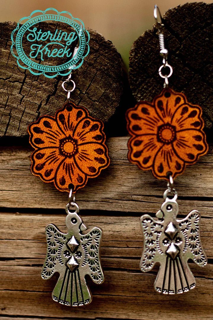 Desert Tooled Earrings | gussieduponline