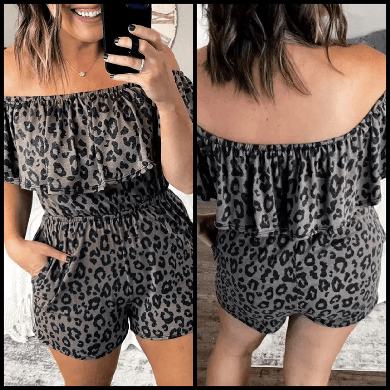 Roaring Leopard Romper* | gussieduponline