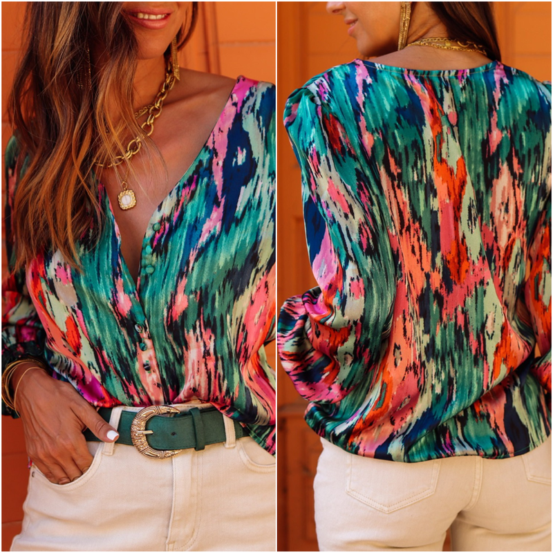 More Than Meets The Green Eye Top* | gussieduponline