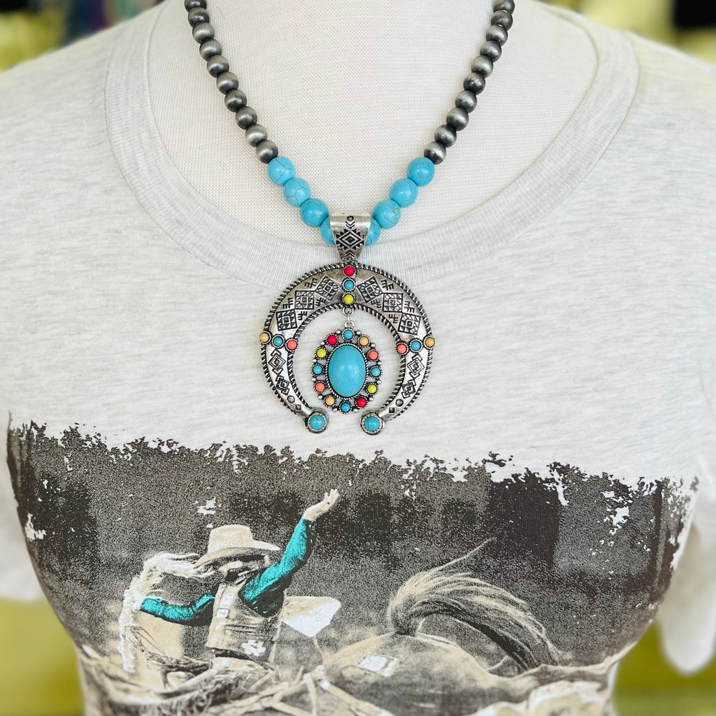 POW WOW Necklace | gussieduponline