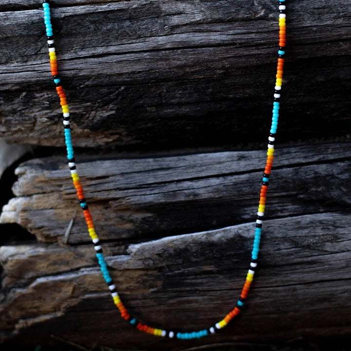 Sahara Seed Bead Necklace | gussieduponline