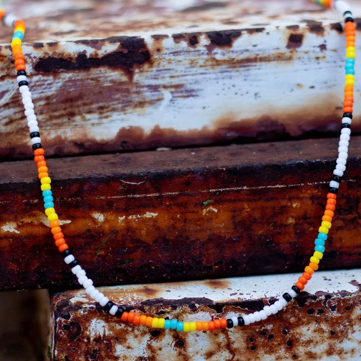 Sahara Seed Bead Necklace | gussieduponline