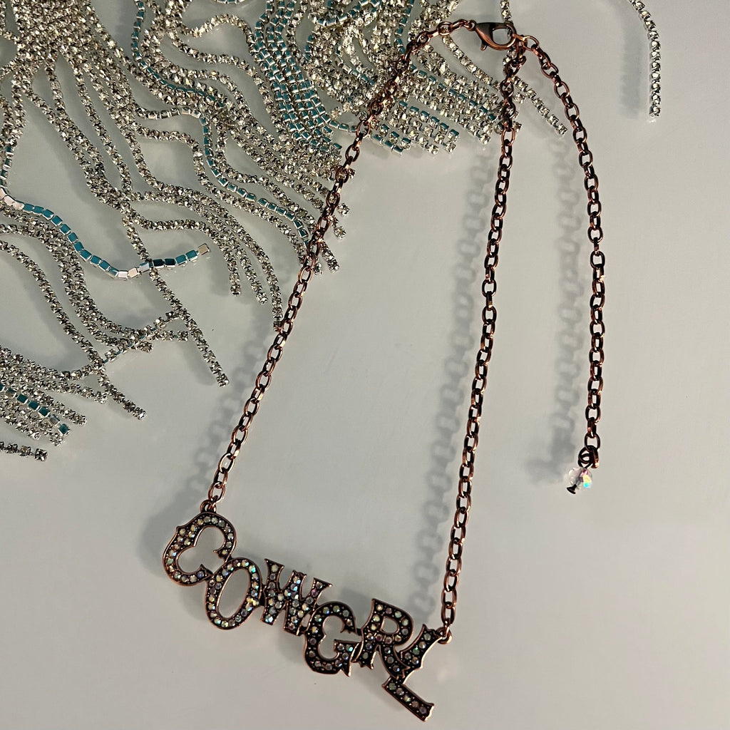 Copper CowGRL Necklace | gussieduponline