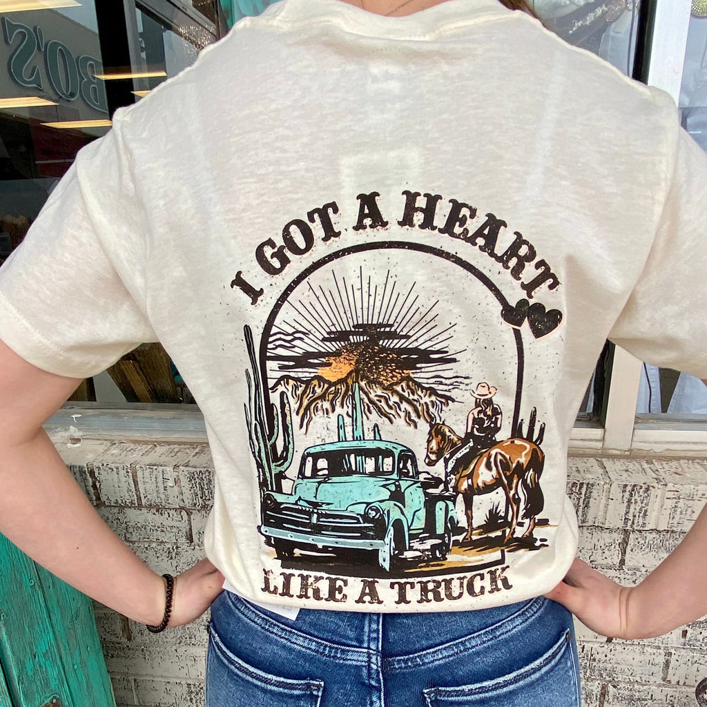 PLUS Heart Like A Truck Tee* | gussieduponline