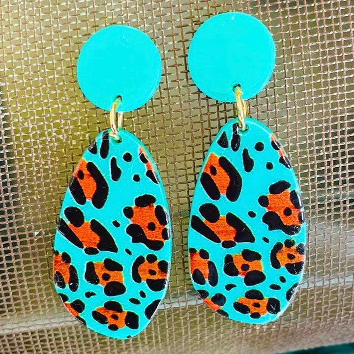 Neon Kitty Earrings | gussieduponline