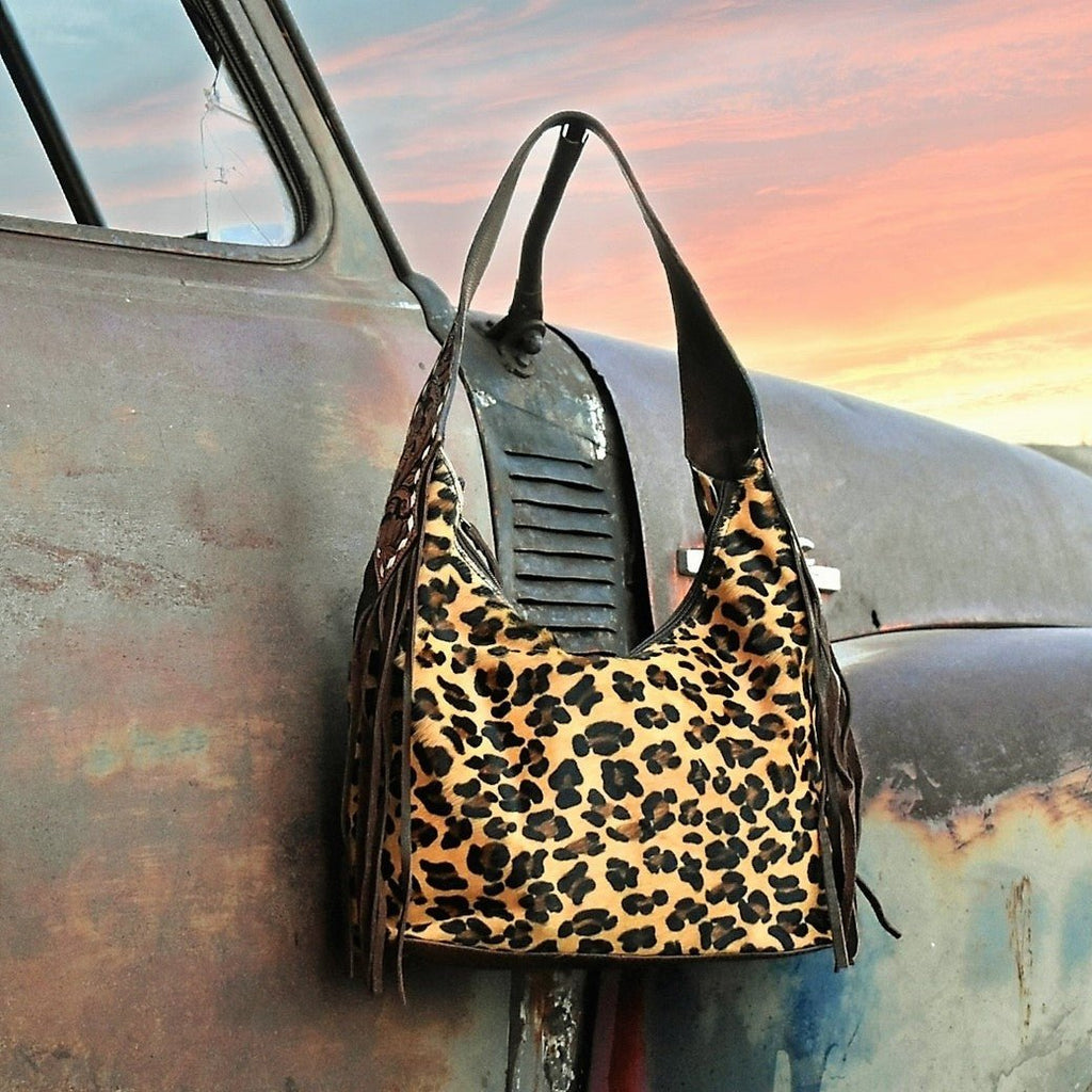 Loyal To Leopard Leather Bag* | gussieduponline