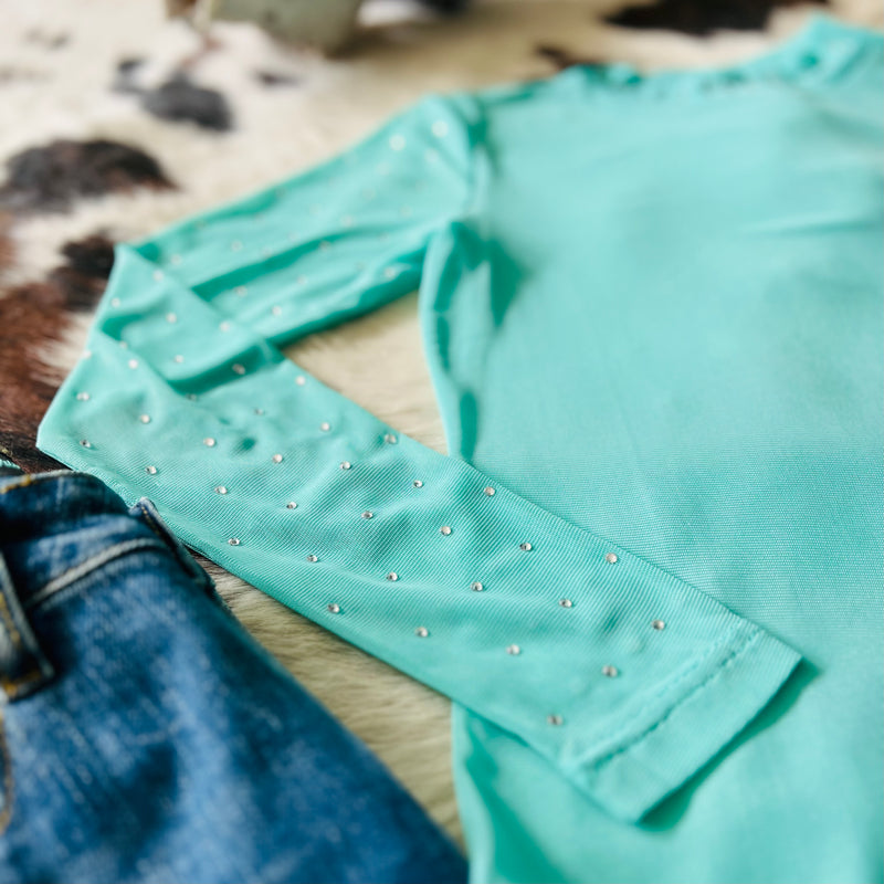 Turquoise Trouble Top | gussieduponline