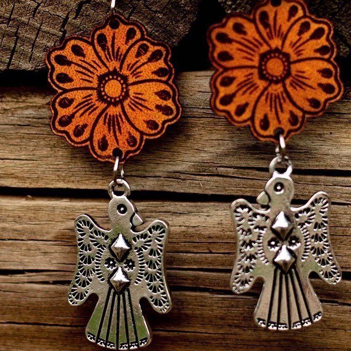 Desert Tooled Earrings | gussieduponline