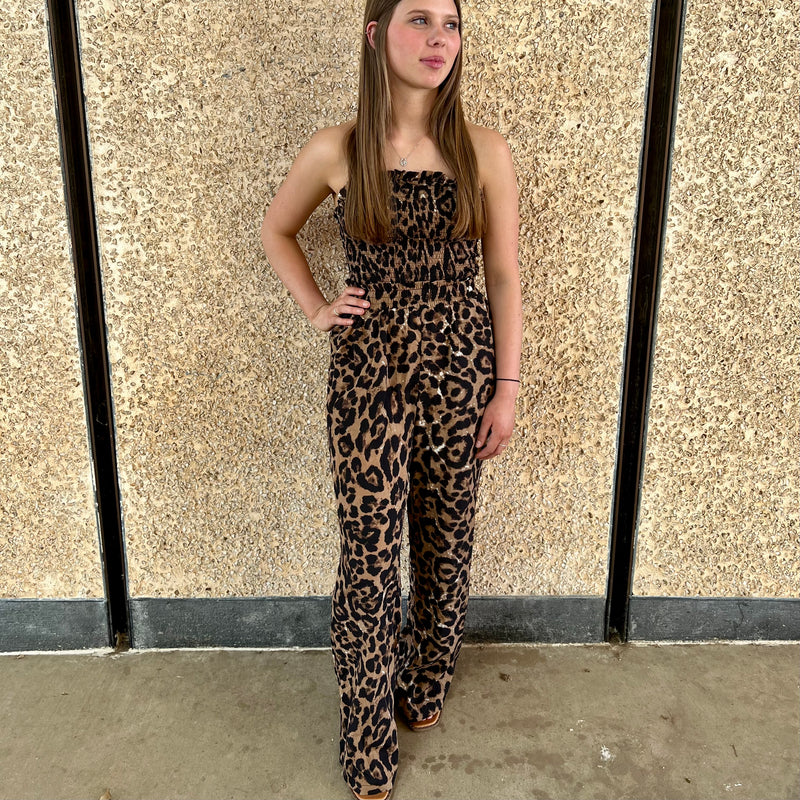 The Back Of The Leopard Jumpsuit* | gussieduponline