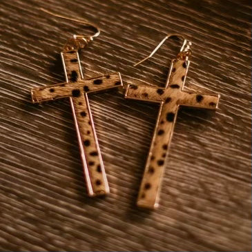 Spot The Cross Earrings | gussieduponline