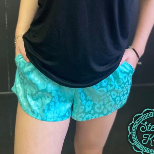 Color Me Turquoise Shorts* | gussieduponline
