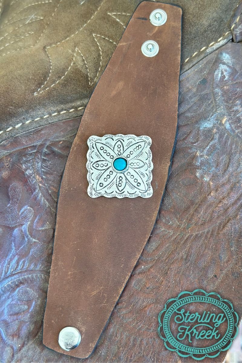 Gone Western Leather Cuff Bracelet | gussieduponline