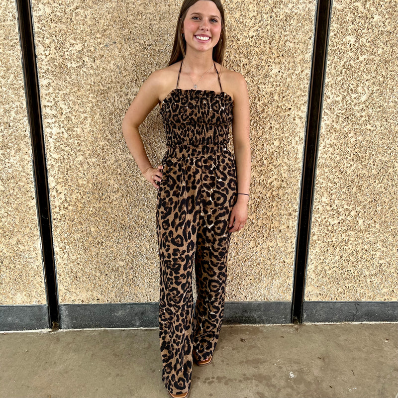 The Back Of The Leopard Jumpsuit* | gussieduponline