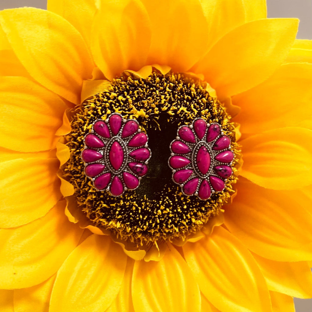 Cooper Leigh Pink Squash Blossom Earrings | gussieduponline