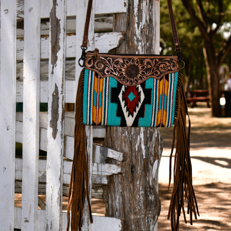 Turquoise Island Cross-body Bag | gussieduponline