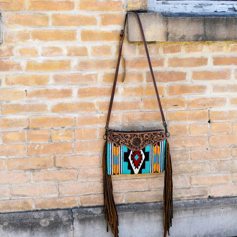 Turquoise Island Cross-body Bag | gussieduponline